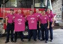 Firefighters don pink all month in support of breast cancer awareness