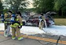 No injuries in Friday night car fire