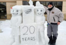 Snow sculptor helps Boys & Girls Club celebrate 20th anniversary