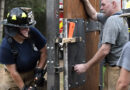 Dewey firefighters practice forcible entry