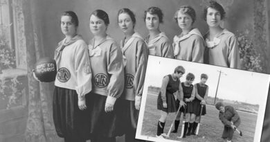 New historical society exhibit celebrates women’s athletics history