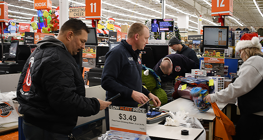 SPFD helps youngsters with Christmas shopping