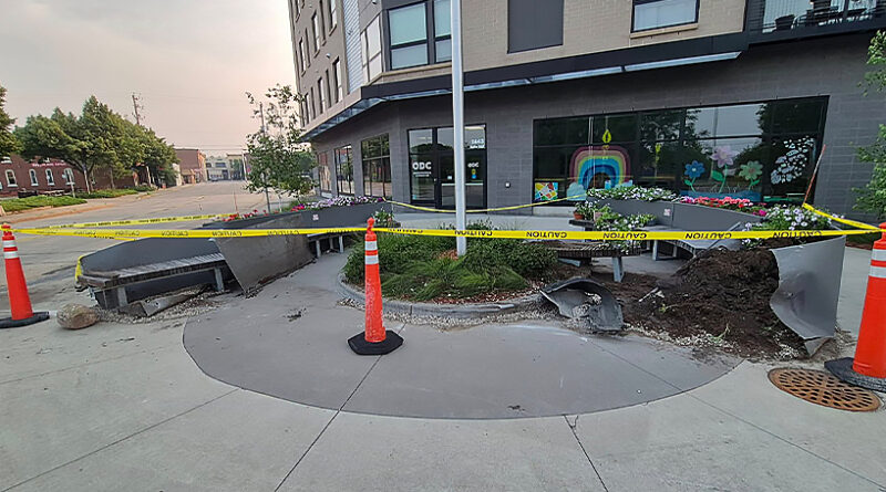 Woman arrested for OWI after crashing outside senior housing complex